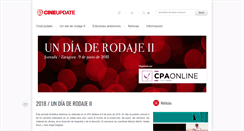 Desktop Screenshot of cineupdate.es